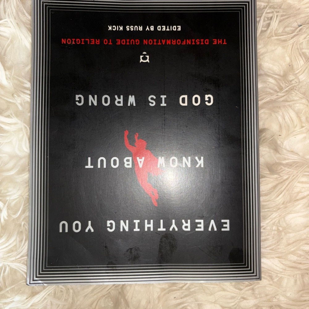 Know About Everything You Know About - Black Book with Red Accent